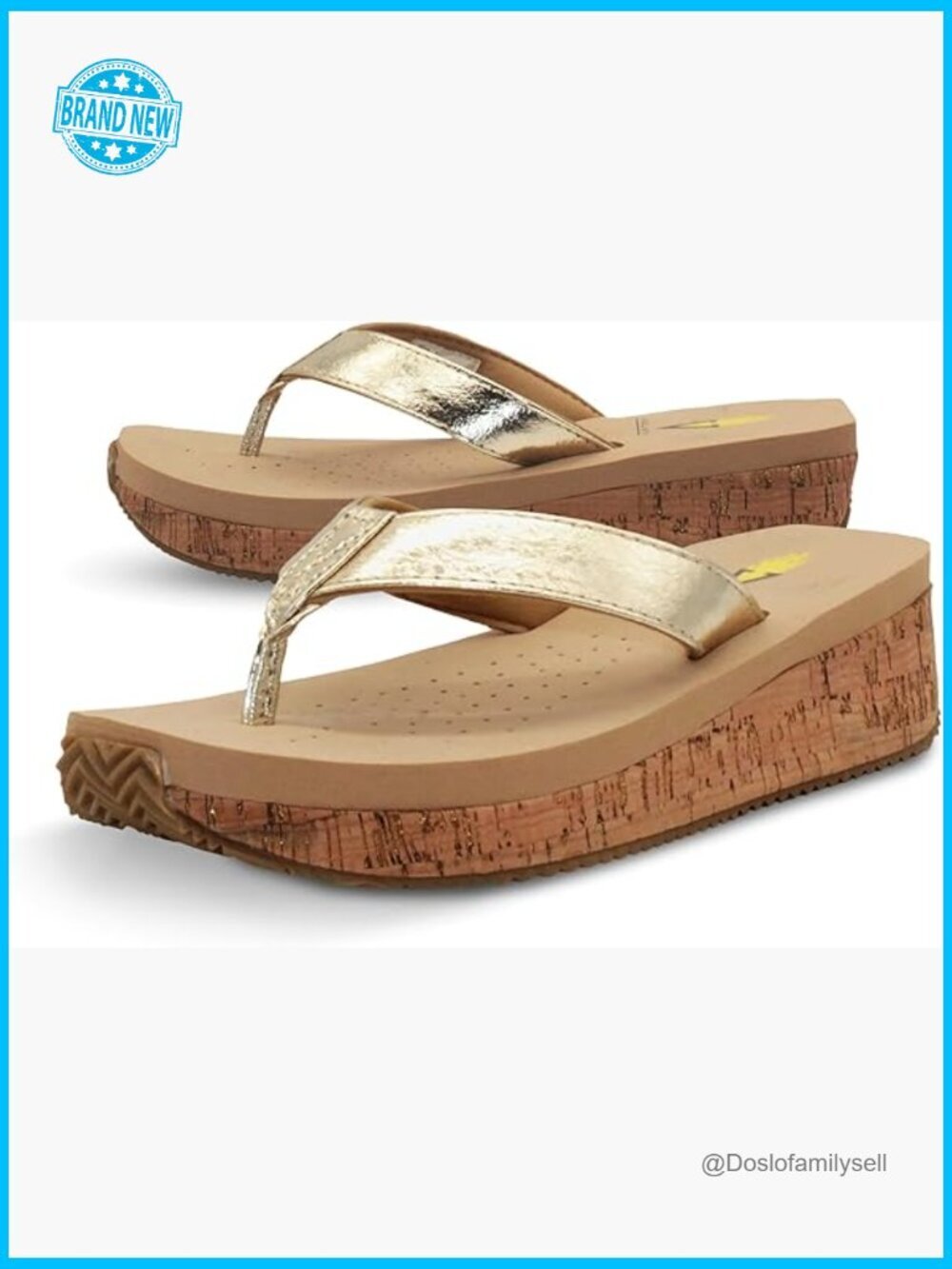 Wedge Sandals Slip-On Thong Style Comfort EVA Insole Casual Summer Wear